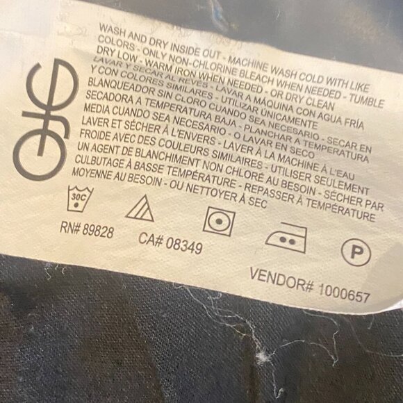 Gloria Vanderbilt Amanda Jeans Missy 14 Long Black #189L - Picture 8 of 8